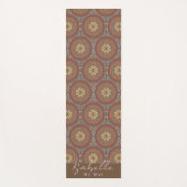 マンダラブラウン ヨガマット (正面)