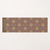 マンダラブラウン ヨガマット (正面(横))