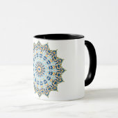 マンダラブルーとオレンジマグ マグカップ (正面右)