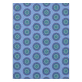 マンダラブルーブラックグリーンバースデーパーティー テーブルクロス (正面)