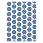 マンダラブルーブラックグリーンバースデーパーティー テーブルクロス (正面)