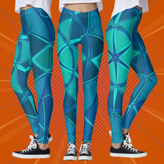 マンダラブルー レギンス