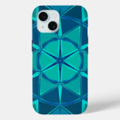 マンダラブルー Case-Mate iPhoneケース (裏面)