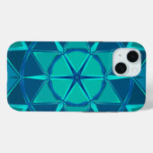 マンダラブルー Case-Mate iPhoneケース (裏面 (横))