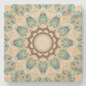 マンダラプリントストーンコースター ストーンコースター (正面)