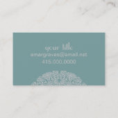 マンダラプロファイルカード 名刺 (裏面)