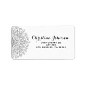 マンダラヘナ ラベル (正面)