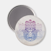 マンダラヘナ | Lotus Hand マグネット (正面/裏面)