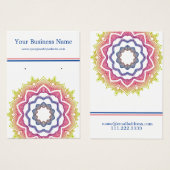 マンダラホワイトイヤリング (正面&裏面)