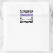 マンダラホームメイドフードベーカリーキッチンキャンドル スクエアシール (バッグ)