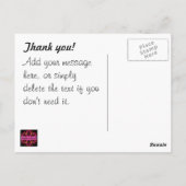 マンダラポストカード – ありがとう ポストカード (裏面)