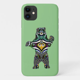 マンダラポーラベア iPhone 11 ケース