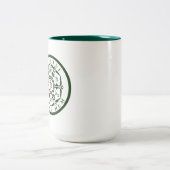 マンダラマントラツートーンコーヒーマグ ツートーンマグカップ (中央)