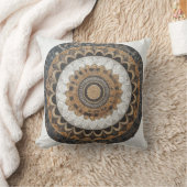 マンダラモザイクサークル枕 クッション (ブランケット)