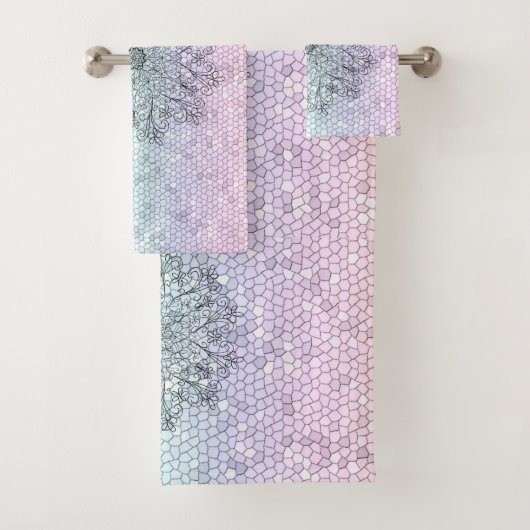 マンダラモザイクタオルセット バスタオルセット (インサイチュ)