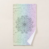 マンダラモザイクタオルセット バスタオルセット (ハンドタオル)