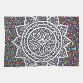 マンダラモザイク2025 キッチンタオル