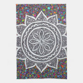 マンダラモザイク2025 キッチンタオル (縦)