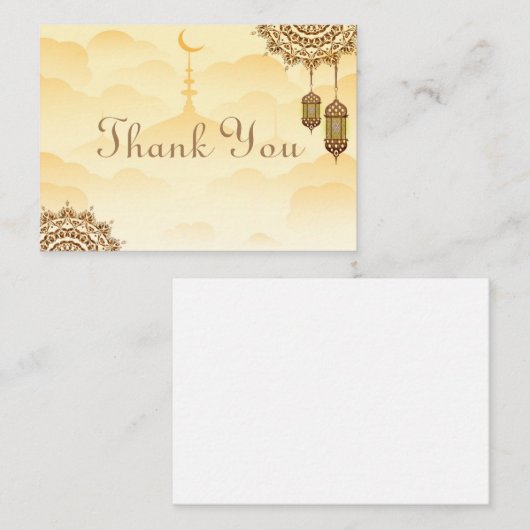 マンダラモスクありがとう ノートカード (正面/裏面)