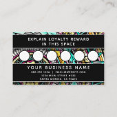 マンダラモダンエレガントプロフェッショナルトレンディーパターン 予約カード (裏面)