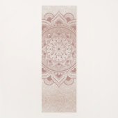 マンダラモダンオムバラ金ゴールドグリッターシックエクササイズ ヨガマット (正面)