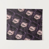 マンダラモダンカラーピンクアイタペストリー タペストリー (正面(横))