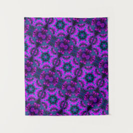 マンダラモダンカラーピンク深いバラタペストリー タペストリー