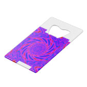 マンダラモダンカラーピンク クレジットカード栓抜き (裏面アングル)