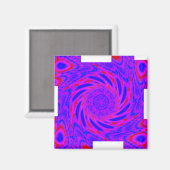 マンダラモダンカラーピンク マグネット (正面/裏面)