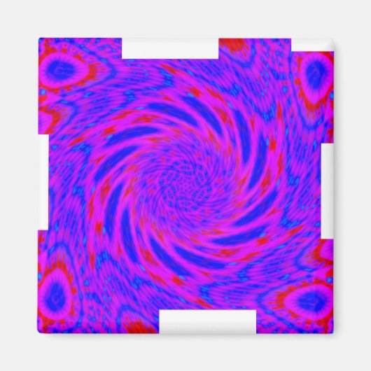 マンダラモダンカラーピンク マグネット (正面)