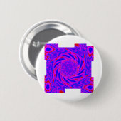マンダラモダンカラーピンク 缶バッジ (正面&裏面)