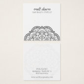 マンダラモダンスタッドイヤリングジュエリー表示カード (正面&裏面)