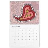 マンダラモダンス12か月カレンダー カレンダー (2月 2027)