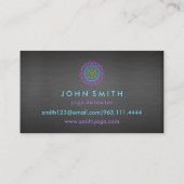 マンダラモダンヨガインストラクタービジネス 名刺 (裏面)