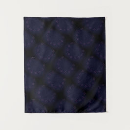 マンダラモダンライン – ピンクプルーバラタペストリー タペストリー