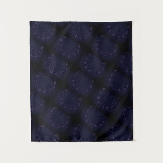 マンダラモダンライン – ピンクプルーバラタペストリー タペストリー (正面)