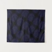 マンダラモダンライン – ピンクプルーバラタペストリー タペストリー (正面(横))