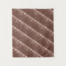 マンダラモダンライン – ブラウンライトタペストリー タペストリー