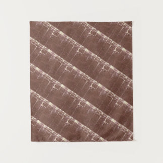 マンダラモダンライン – ブラウンライトタペストリー タペストリー