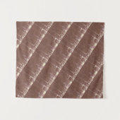 マンダラモダンライン – ブラウンライトタペストリー タペストリー (正面(横))