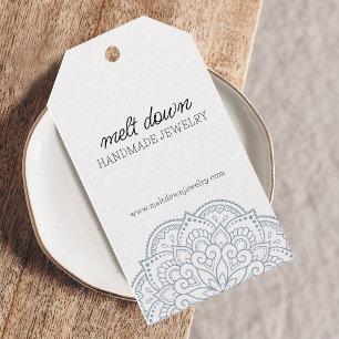 マンダラモダン手作りジュエリースモールビジネス ギフトタグ