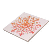 マンダラモダン赤面ピンクガーリーク タイル (側面)