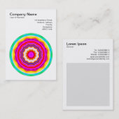 マンダラモチーフ013 名刺 (正面/裏面)