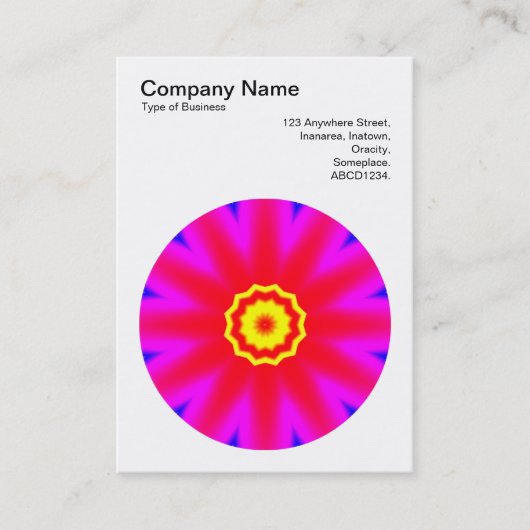マンダラモチーフ05 名刺 (正面)