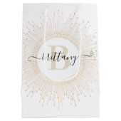 マンダラモノグラムの抱き枕 ミディアムペーパーバッグ (裏面)