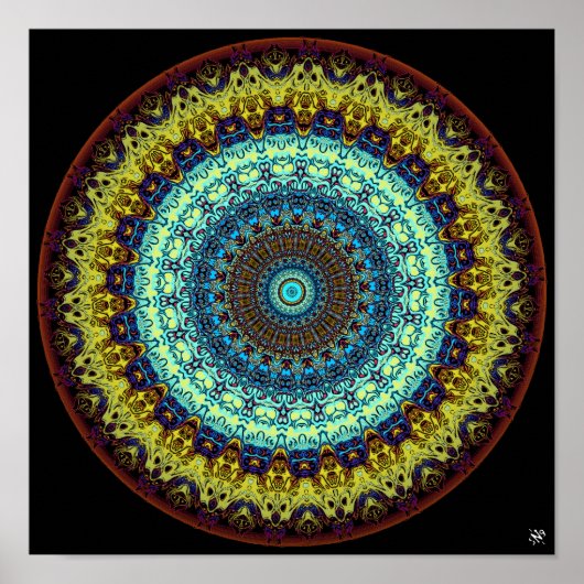 マンダラモンスターズ（フクロウ、ゴリラ、ホムンクリー） ポスター (正面)