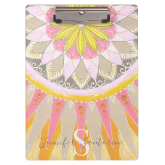 マンダラモーニングサンファッショナブルクリップボード クリップボード