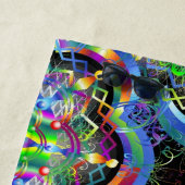 マンダラユニバースカサイケデリックラー ビーチタオル (インサイチュ)