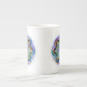マンダラユニバースカサイケデリックラー ボーンチャイナマグカップ (正面)