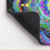 マンダラユニバースカサイケデリックラー マウスパッド (コーナー)